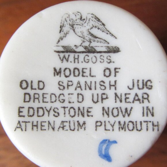 W.H. Goss crested heraldry china vintage Chelmsford (GC078 Grace) - Picture 8 of 8